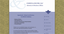 Desktop Screenshot of cohenandsilver.com